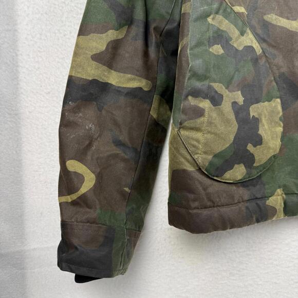 Freemans Sporting Club Mens XL Camo Waxed Cotton Jacket Shearling Lined USA - Picture 2 of 12